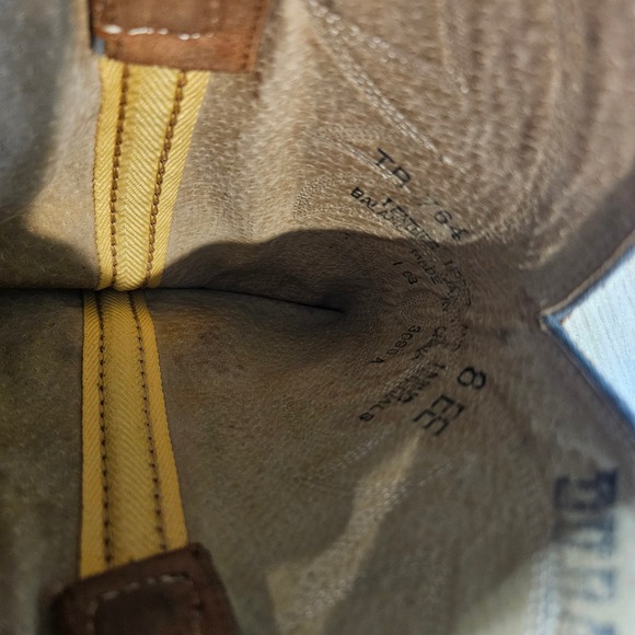 Mens Brown Leather Cowboy Western Boots Riding Pull On Round Toe size‎ 8EE - Picture 11 of 14